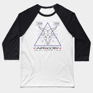 Capricorn Zodiac sign- astronomical sign - Horoscope Baseball T-Shirt